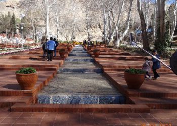 طراحی باغ ایرانی سرچشمه محلات